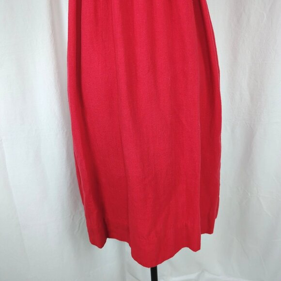 Vintage Huipil Dress X Small Red Indigenous - Picture 4 of 9